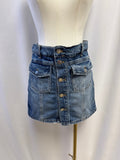 Pilcro Denim Mini Skirt