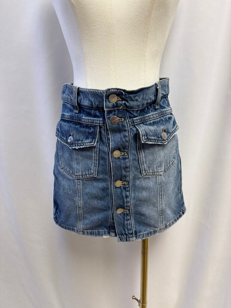 Pilcro Denim Mini Skirt