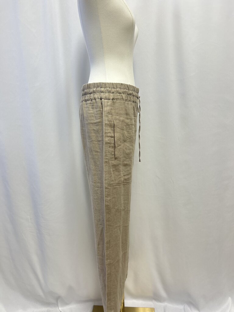 Maria Cher Tan Drawstring Pant