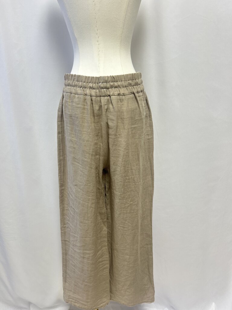 Maria Cher Tan Drawstring Pant