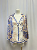 Hermes Silk Les Printems Des Thera Blouse (As Is)