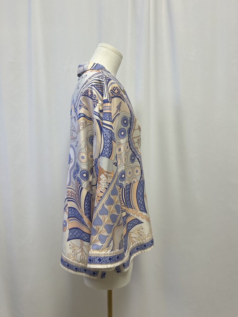 Hermes Silk Les Printems Des Thera Blouse (As Is)