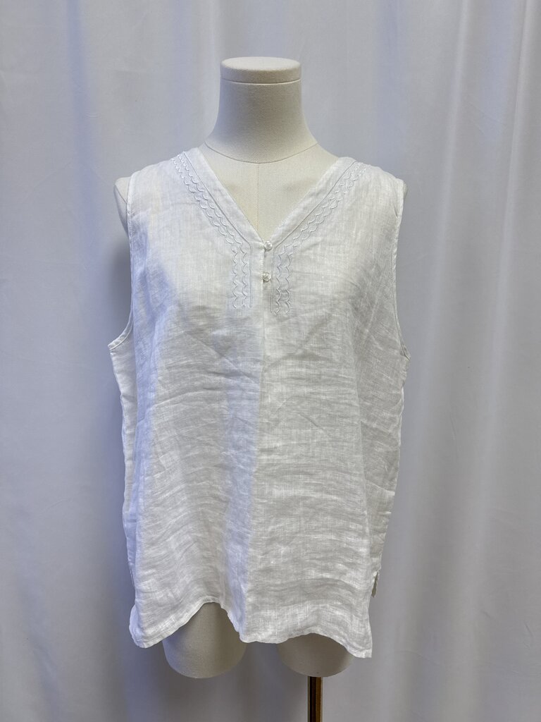 HiHo White Linen Top