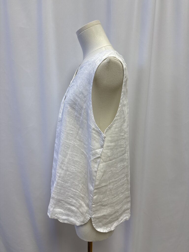 HiHo White Linen Top