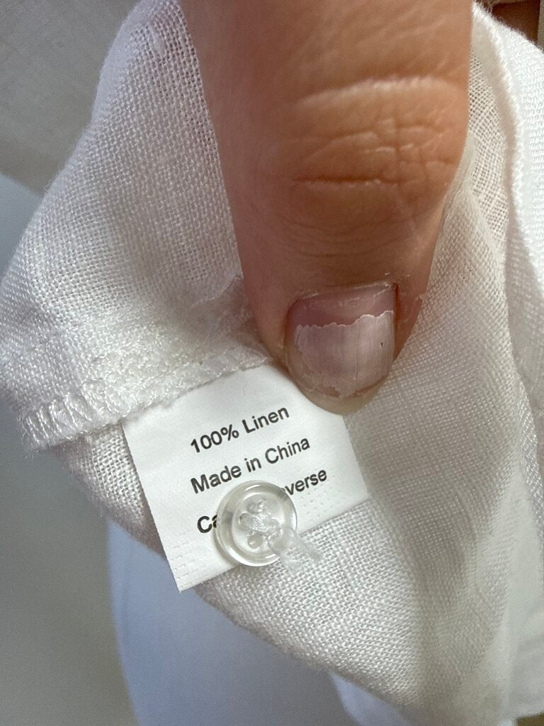 HiHo White Linen Top