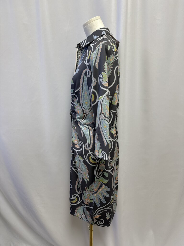 Gretchen Scott Grey Paisley Dress NWT
