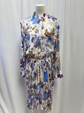 Isabel Marant Blue Floral Midi Dress NWT