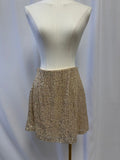 Z Supply Gold Sequin Mini Skirt NWT