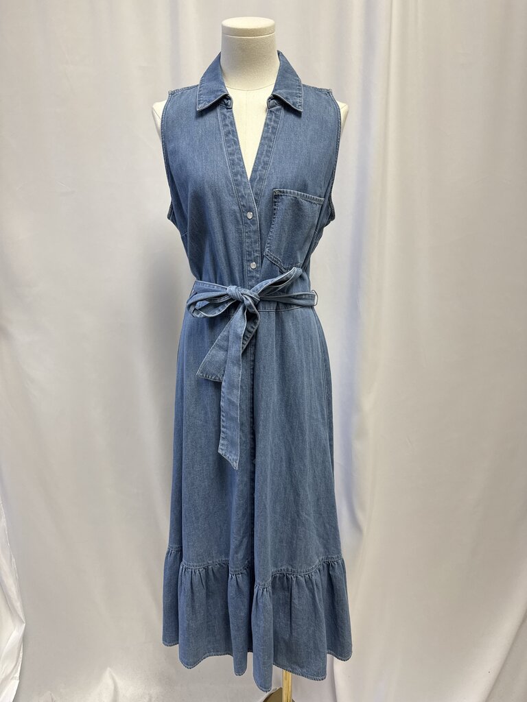 Veronica Beard Denim Belted Dress NWT
