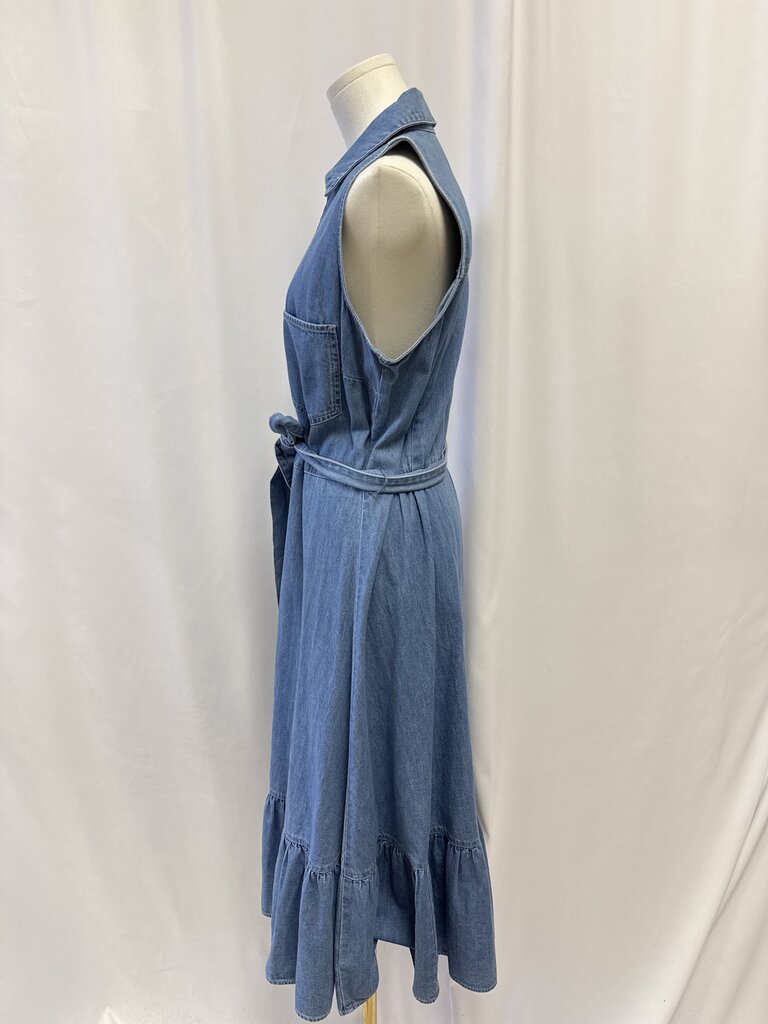 Veronica Beard Denim Belted Dress NWT