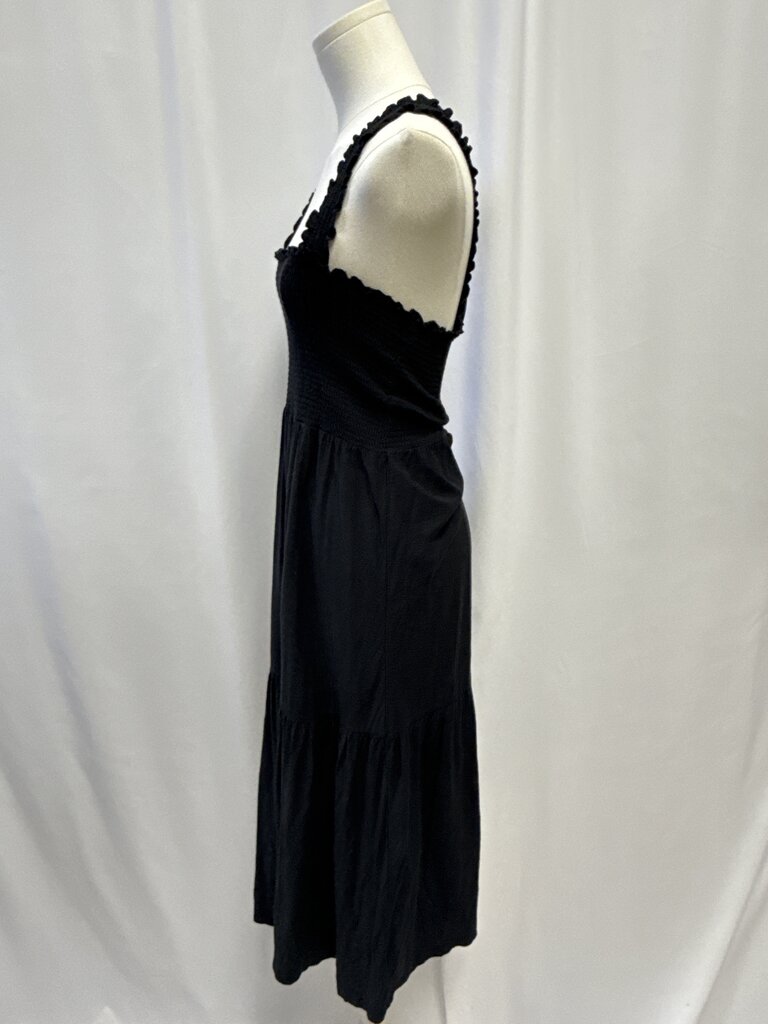 Nation Black Smocked Sundress