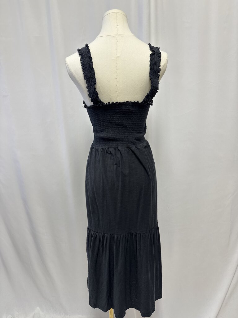Nation Black Smocked Sundress