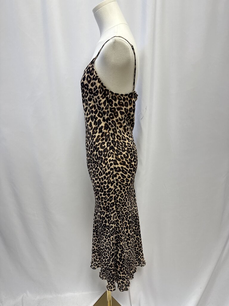 Reformation Animal Print Slip Dress
