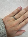 Tiffany & Co 18k White Gold Atlas Band