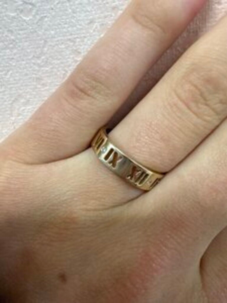 Tiffany & Co 18k Yellow Gold Atlas Band