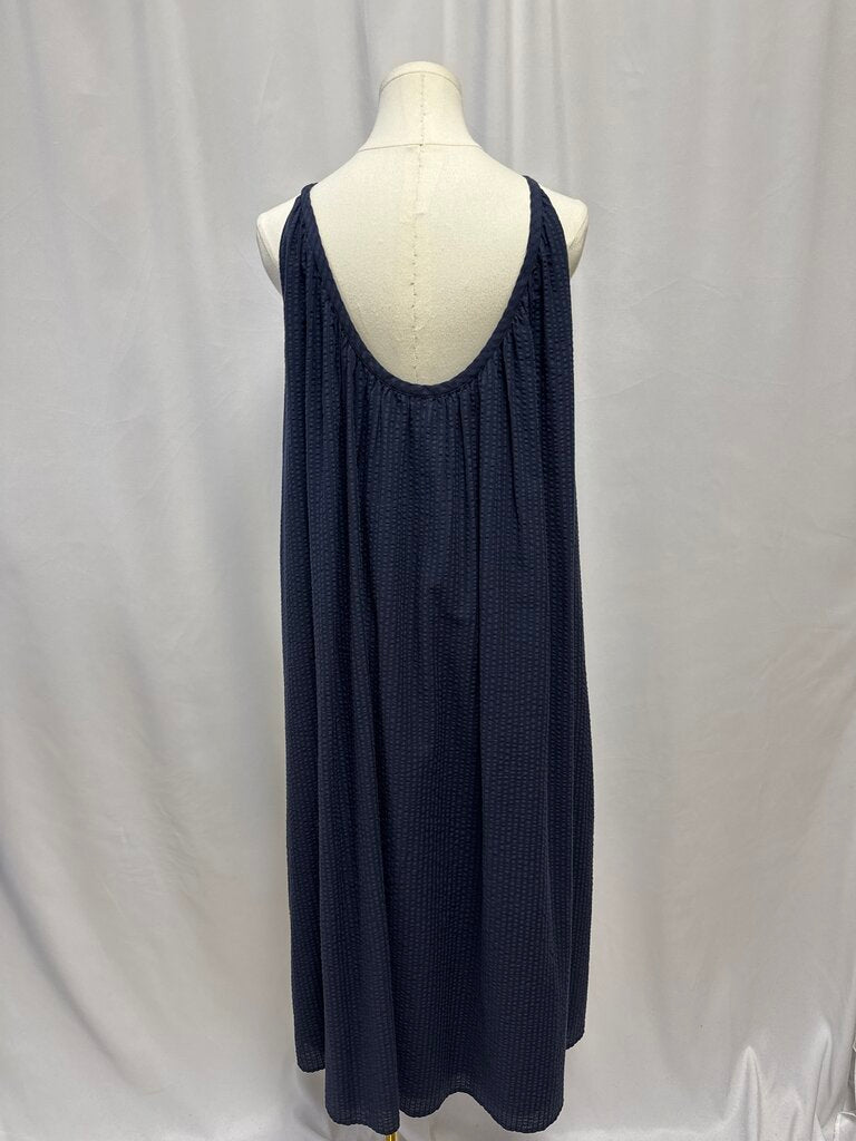 Jenni Kayne Navy Gauze Maxi Dress
