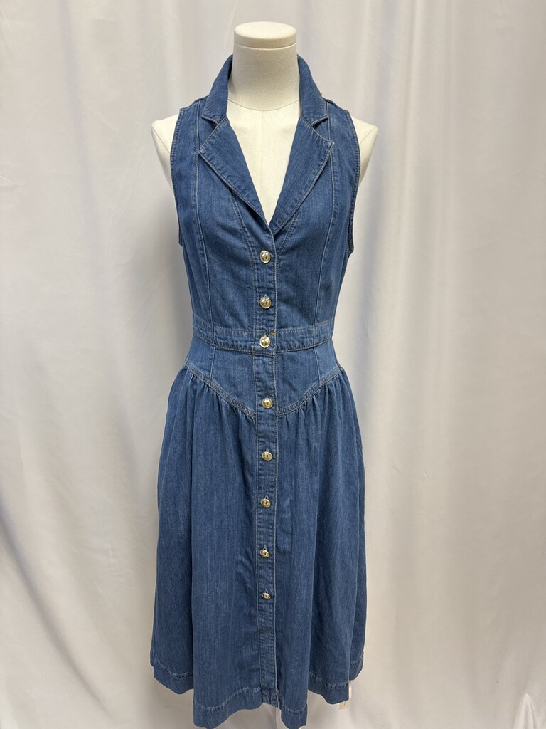 Reformation Blue Denim Sundress