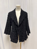 Joseph Ribkoff Black Ruched Jacket