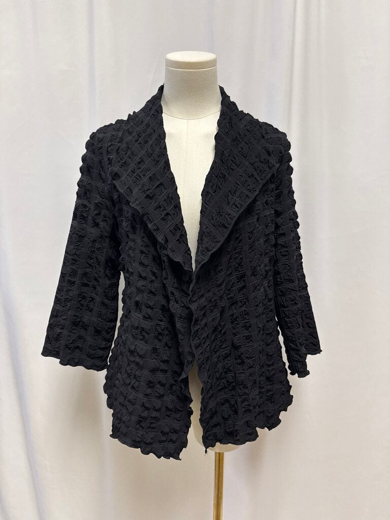 Joseph Ribkoff Black Ruched Jacket