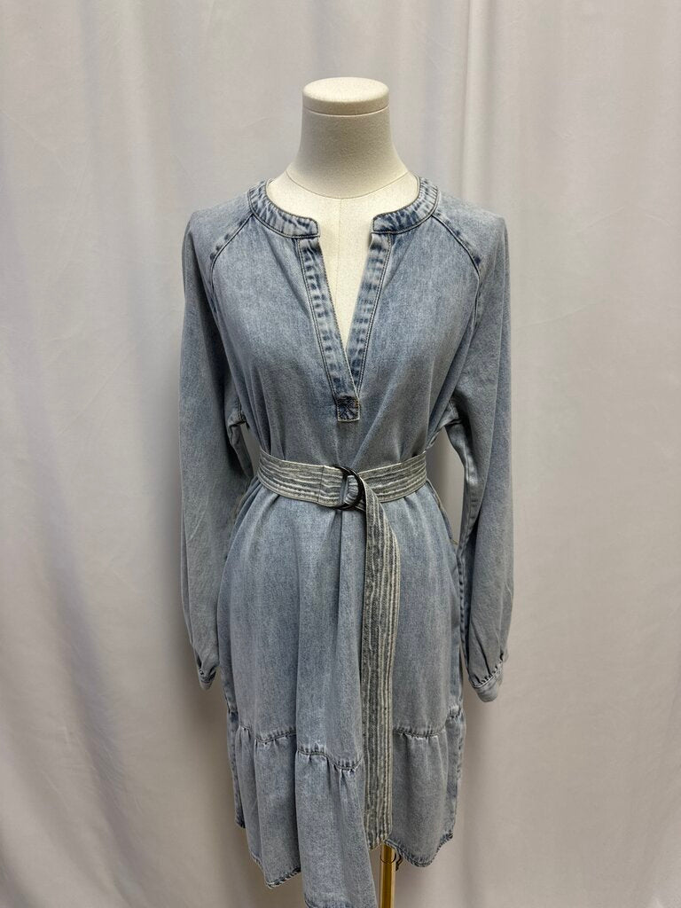 Rails Chambray Belted Dress NWT
