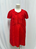 Fitzroy & Willa Red Silk Sheath Dress NWT