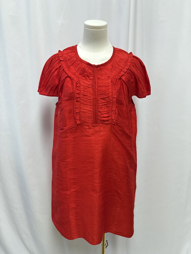 Fitzroy & Willa Red Silk Sheath Dress NWT