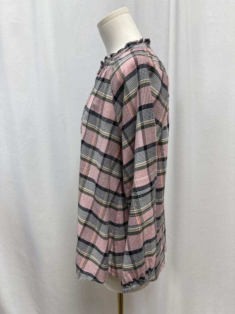 Apiece Apart Pink Madras Blouse