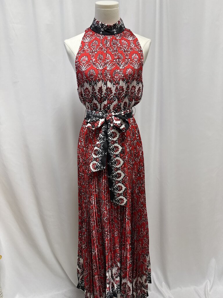 alice + olvia Red Printed Pleased Maxi Dress NWT (As Is)