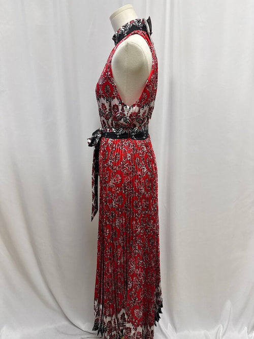 alice + olvia Red Printed Pleased Maxi Dress NWT (As Is)