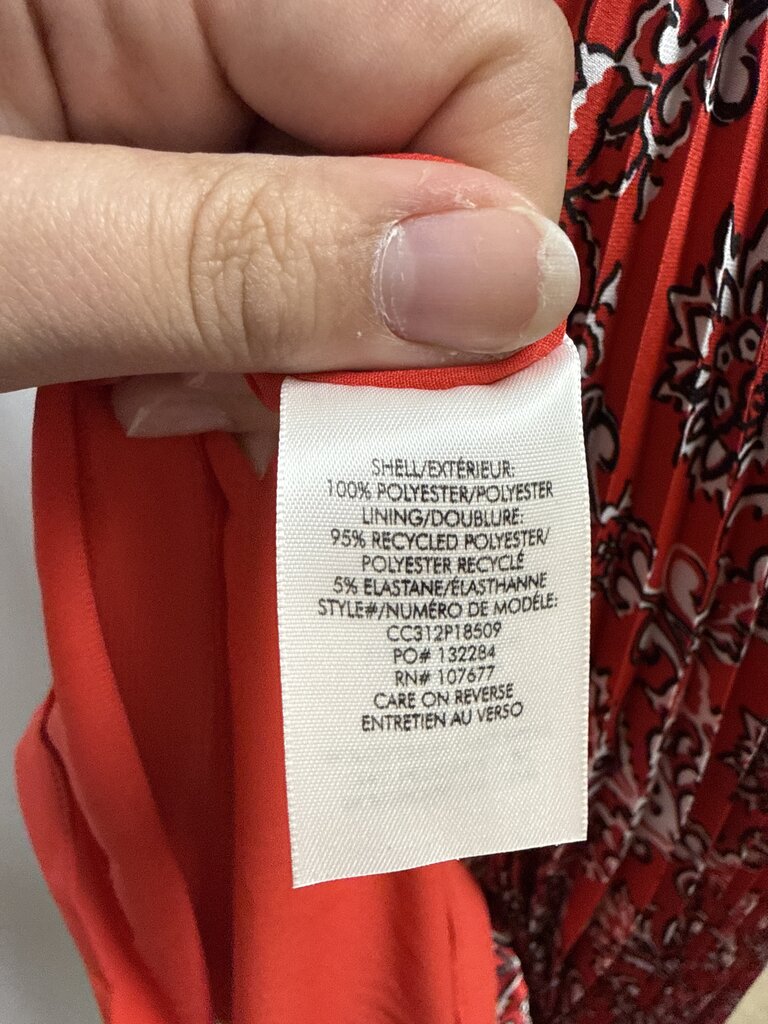 alice + olvia Red Printed Pleased Maxi Dress NWT (As Is)