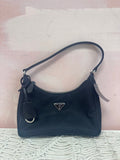 Prada Black 2005 Re-Edition Shoulder Bag