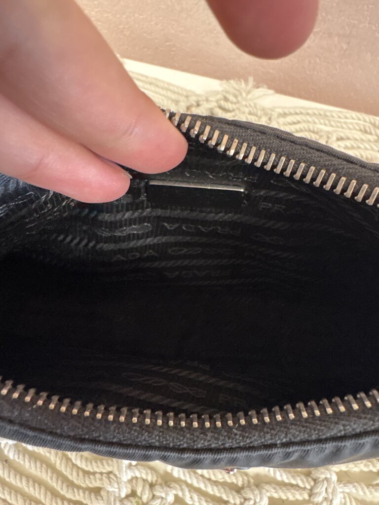 Prada Black 2005 Re-Edition Shoulder Bag