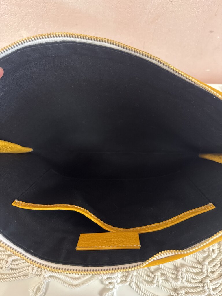 Balenciaga Blanket Leather Clutch w/Dustbag