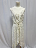 Rails Ivory Blue Dot Maxi Dress NWT
