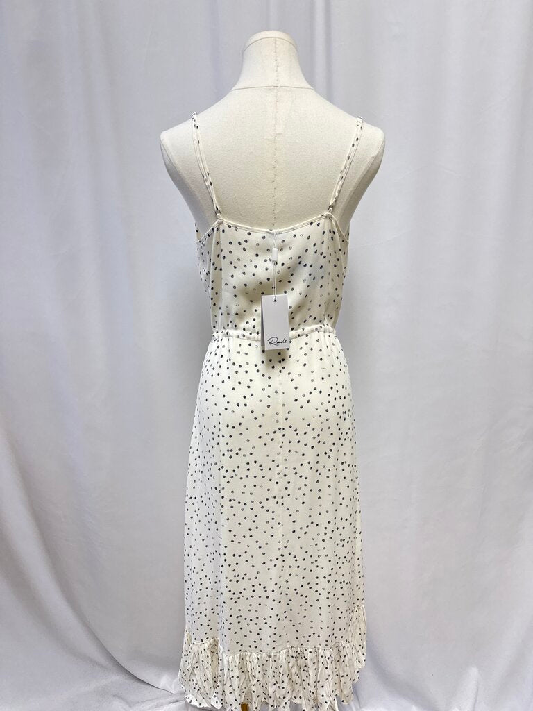 Rails Ivory Blue Dot Maxi Dress NWT