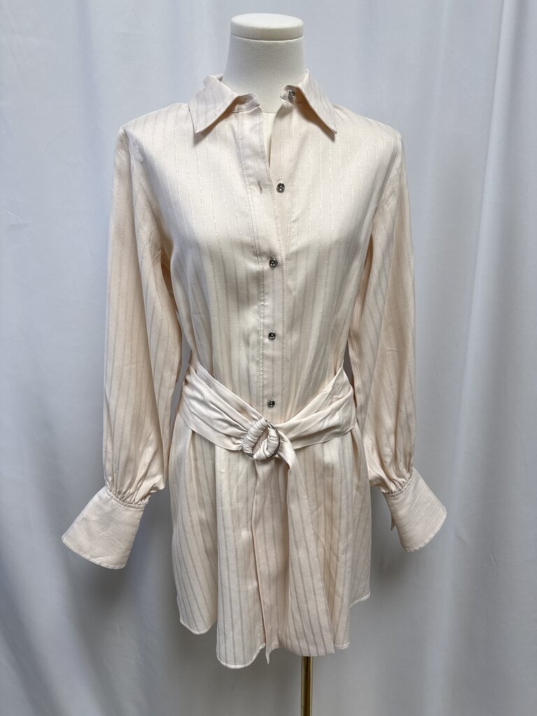 Ramy Brook Blush Belted Shirt Dress
