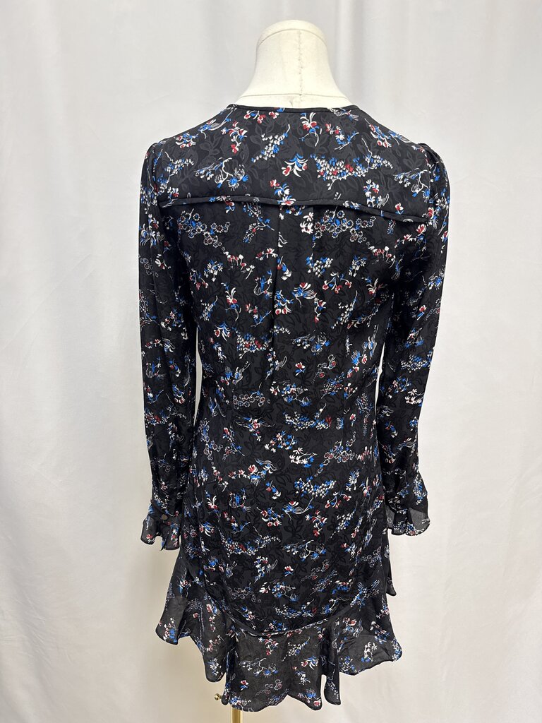 Veronica Beard Black Floral Dress