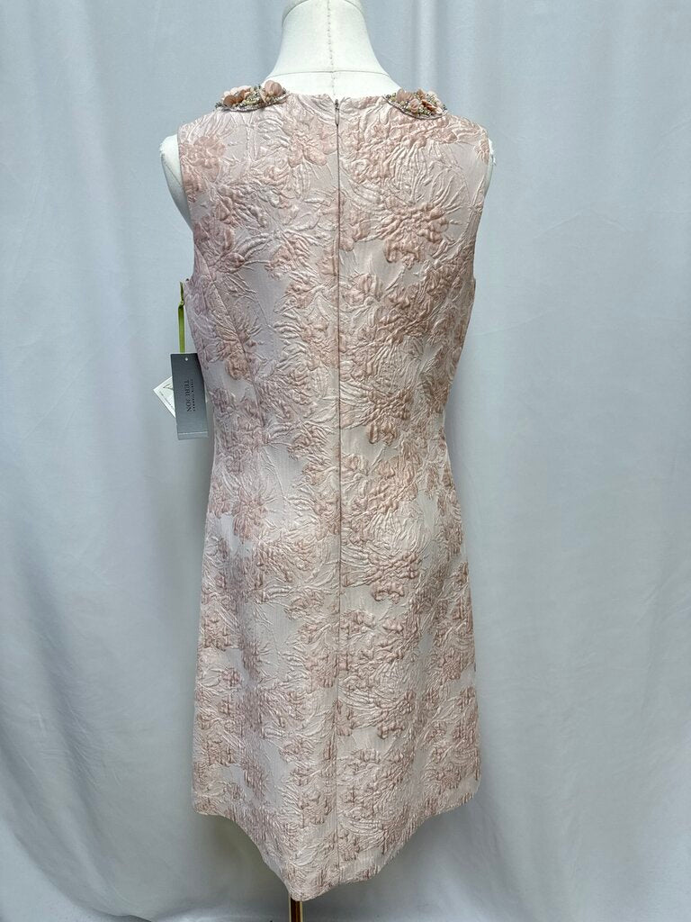Teri Jon Pink Brocade Sheath Dress