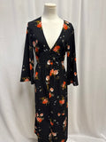 Moon River Black Floral Dress