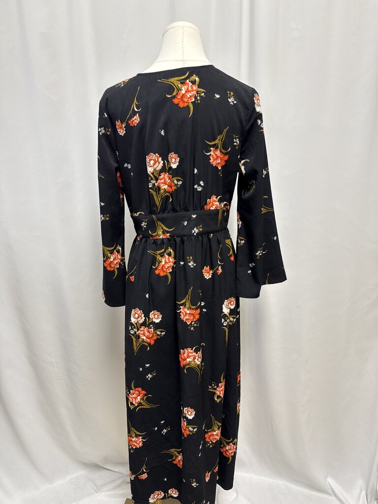 Moon River Black Floral Dress