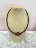 Soho Jewelry 18k and Enamel Tiger and Leopard Necklace w/Box