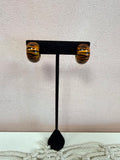 Soho Jewelry 18k and Enamel Tiger Earring