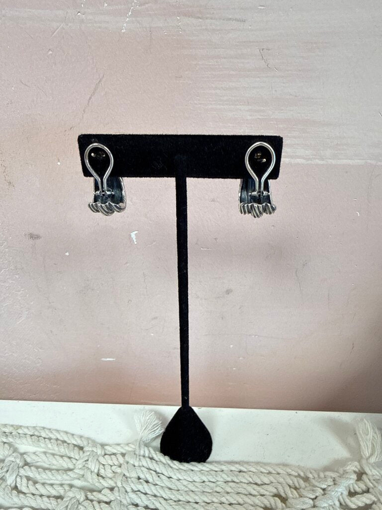 David Yurman Two Tone Triple Cable Earring