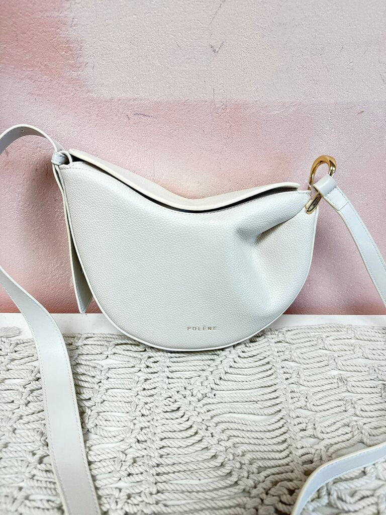 Polene Chalk Shoulder Bag w/Dustbag