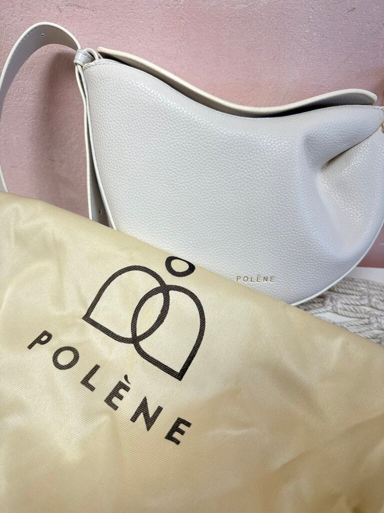 Polene Chalk Shoulder Bag w/Dustbag