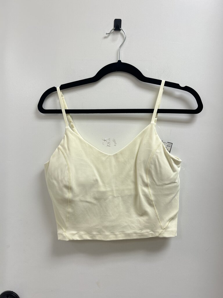 Lululemon Ecru Cropped Tank