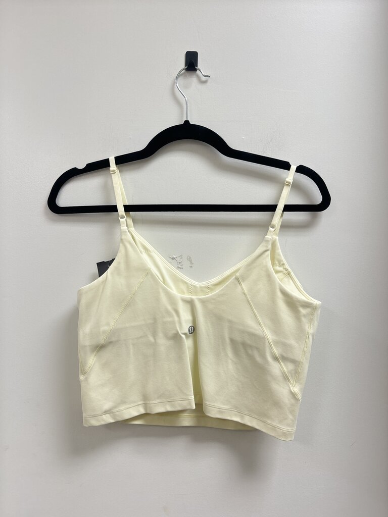 Lululemon Ecru Cropped Tank