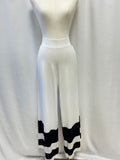 Planet White and Black Pant