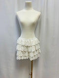 Spell White Eyelet Min Skirt NWT