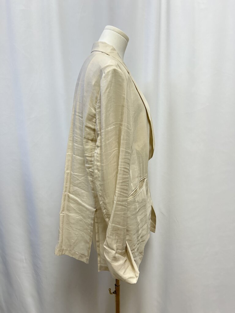 Elaine Kim Tan Sheer Blazer